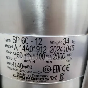 Sp60-12 Groundfox Submersible Pump