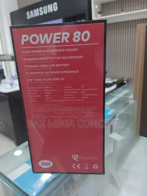 New Itel Power 80 128 GB Black