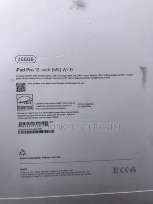 New Apple iPad Pro 13 (2024) 256 GB Black