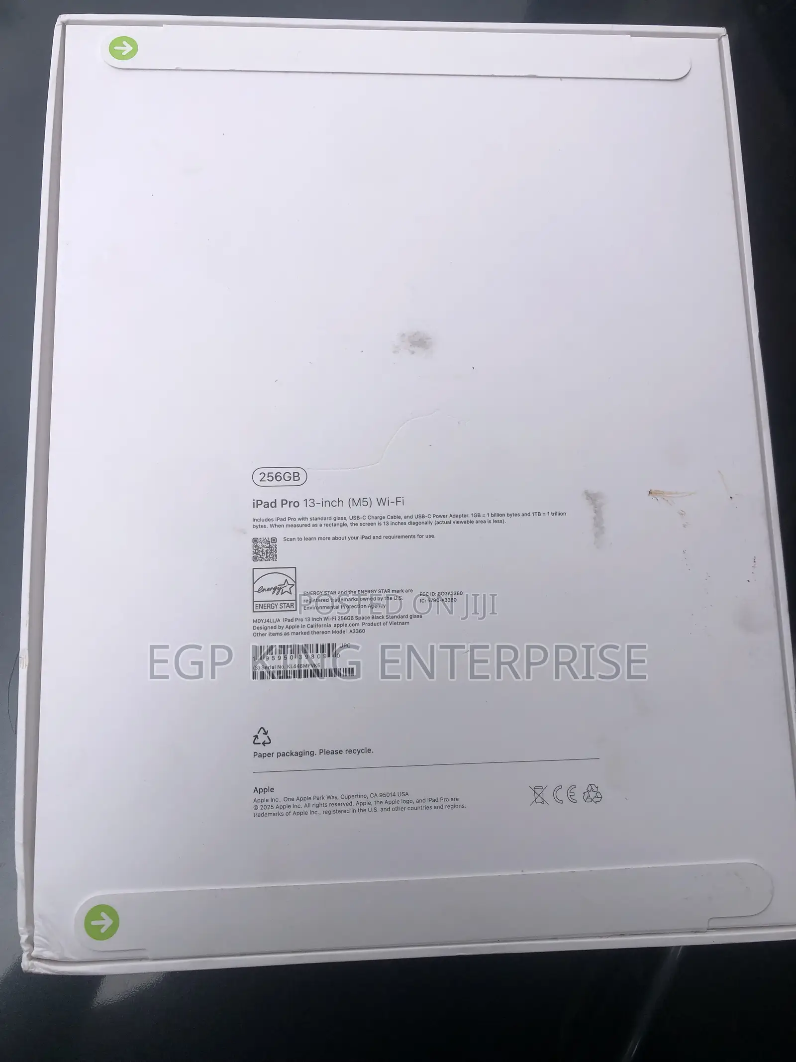 New Apple iPad Pro 13 (2024) 256 GB Black