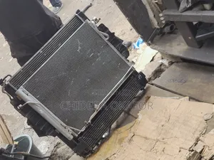 Radiator and Fan and Condenser Kia Kia Sorento Jeep 2008