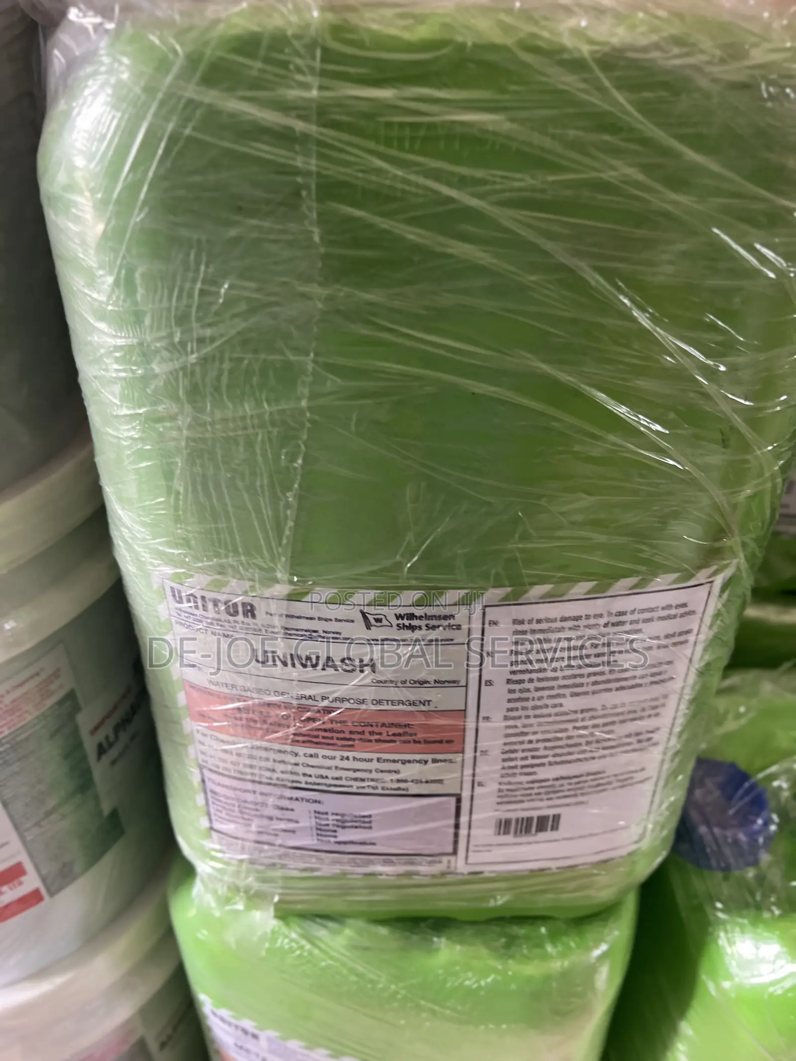 Wilhelmsen Ships Service Water Based General Purpose Detergent UNIWASH