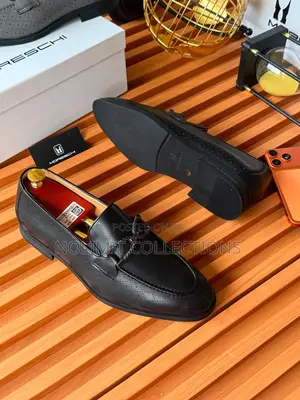 Men's Moreschi Textured Leather Loafers