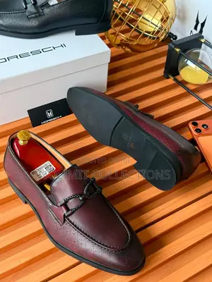 Men's Moreschi Textured Leather Loafers