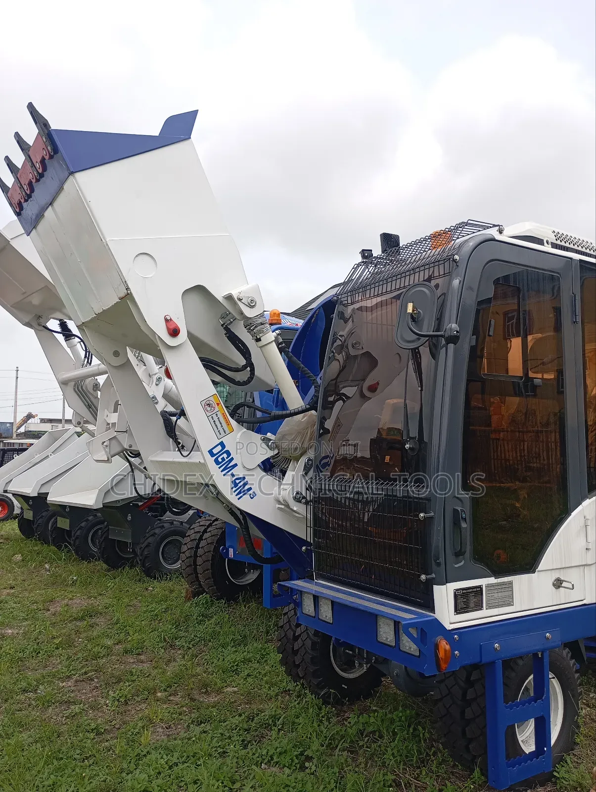 Safe Load Concrete Mixer 4cubic