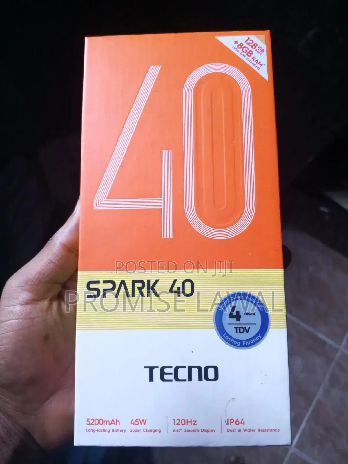 Tecno Spark 40 128 GB Black
