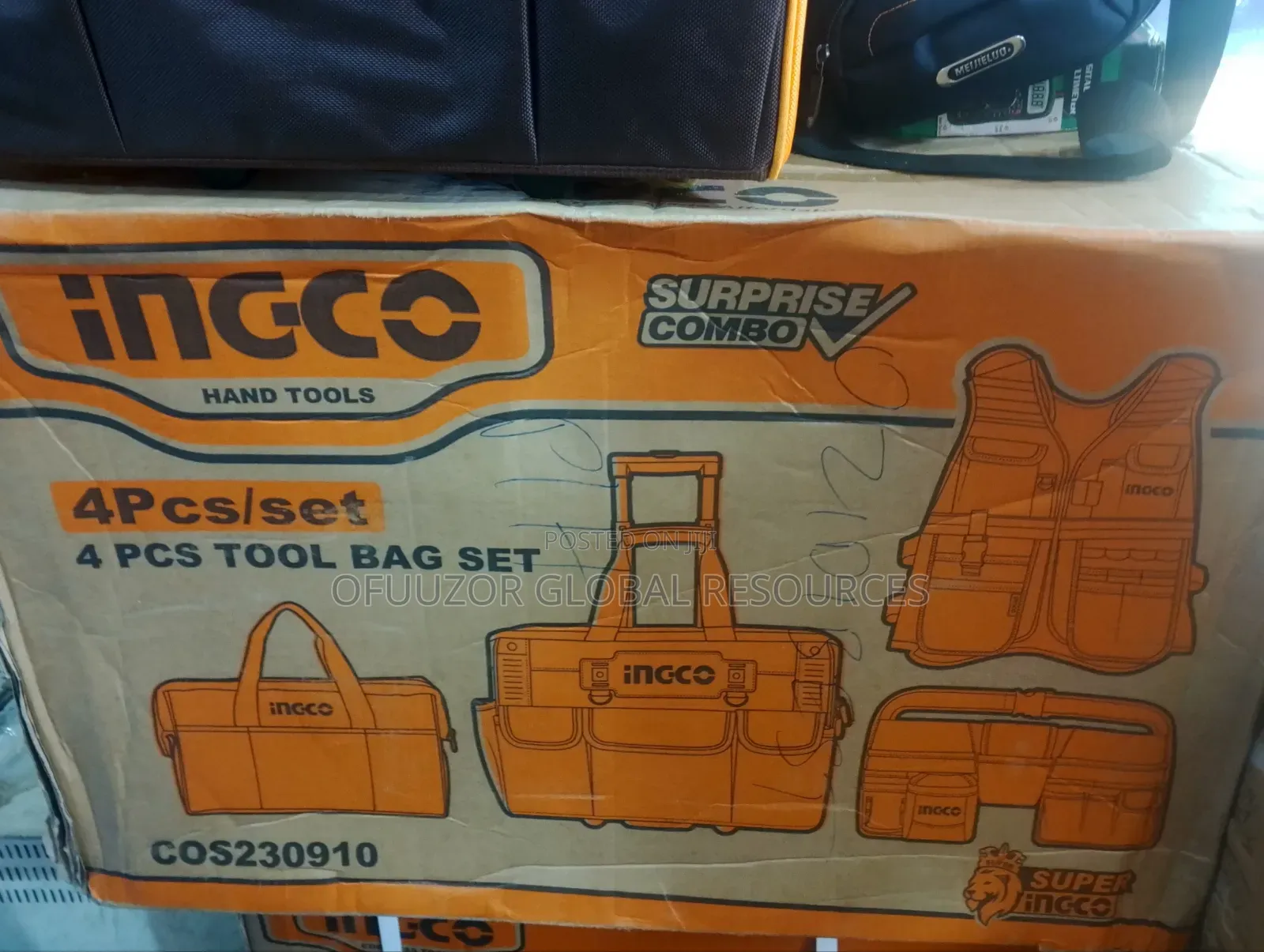 Ingco 4set Tools Bag