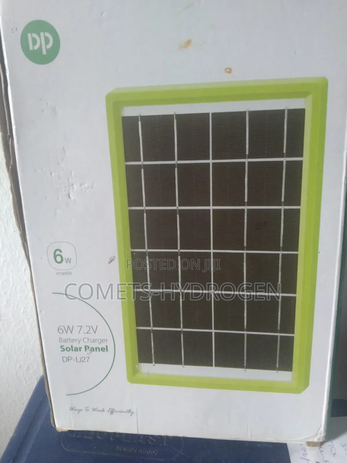 Original Dp Solar-Enabled Rechargeable Led Hand Lamp With Solar Panel