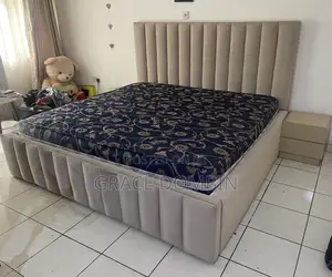 King Size (6x6) Bed Set, 2 Drawers and Mattress