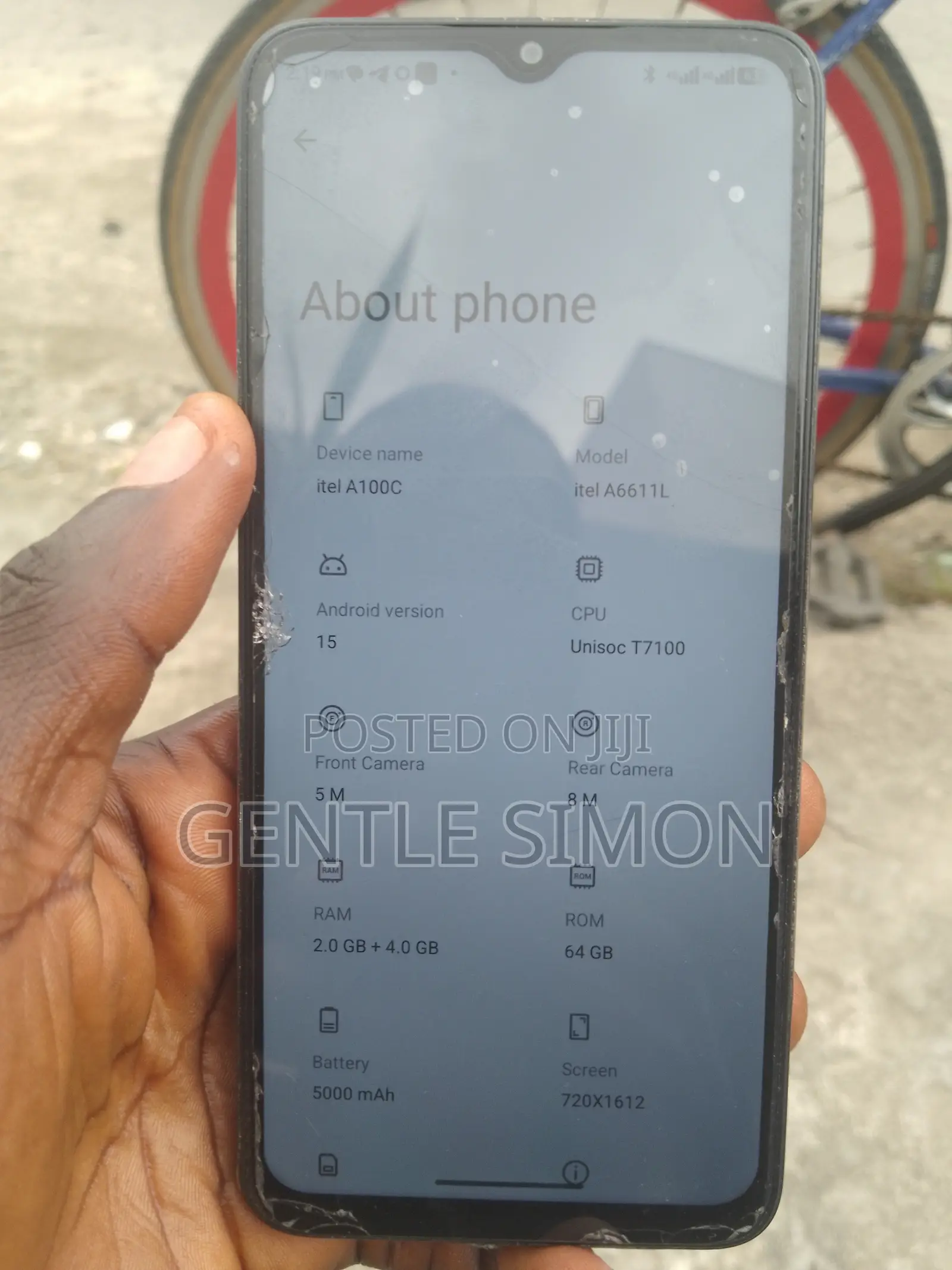 Itel A100C 64 GB Black