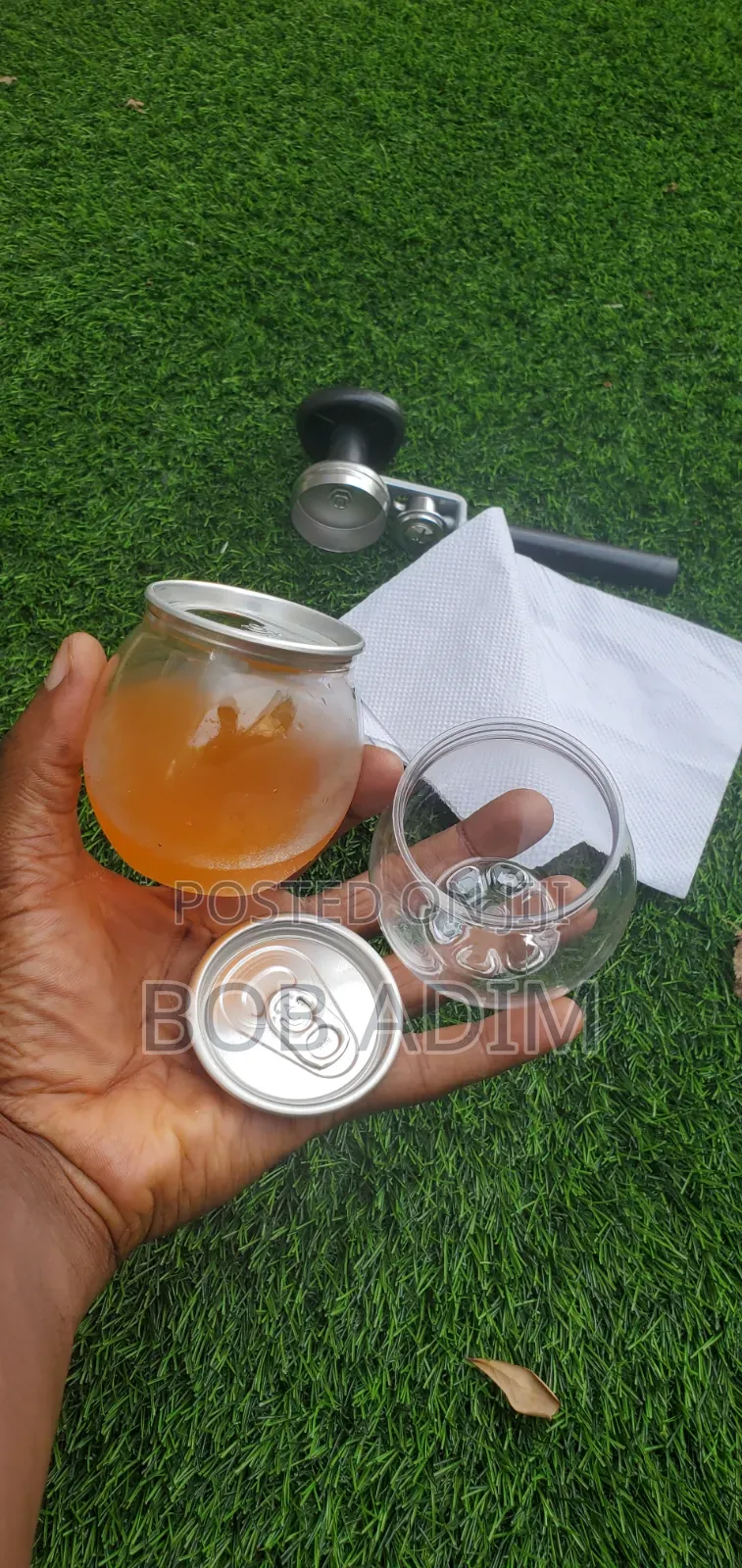 Cocktails Macha Transparent Soda Cans