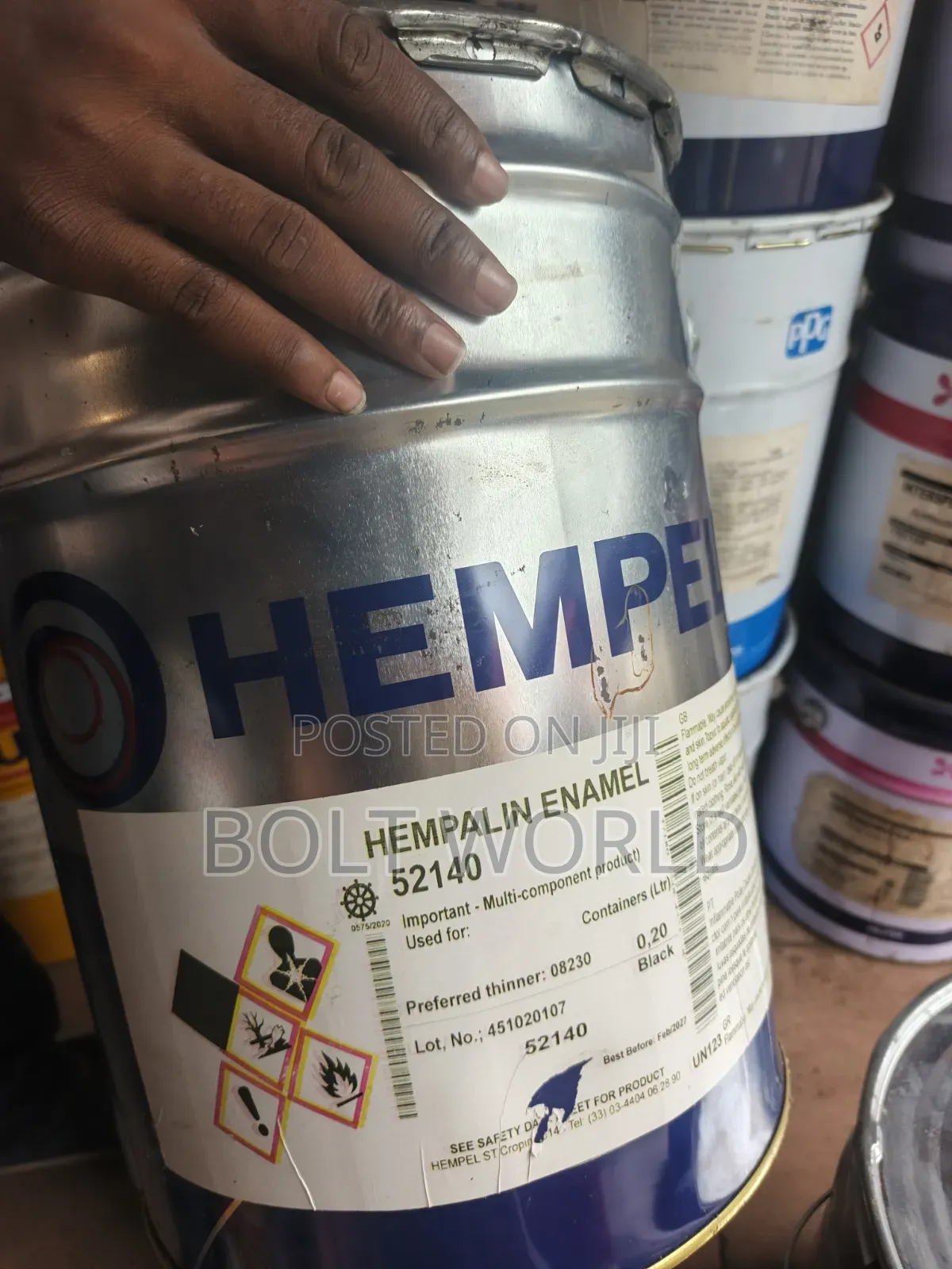 Hempel Hempalin Enamel 52140 Black 20l