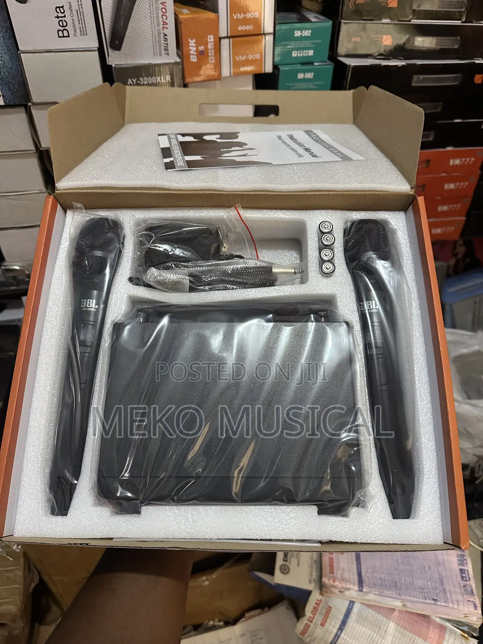 Double Handle Microphone