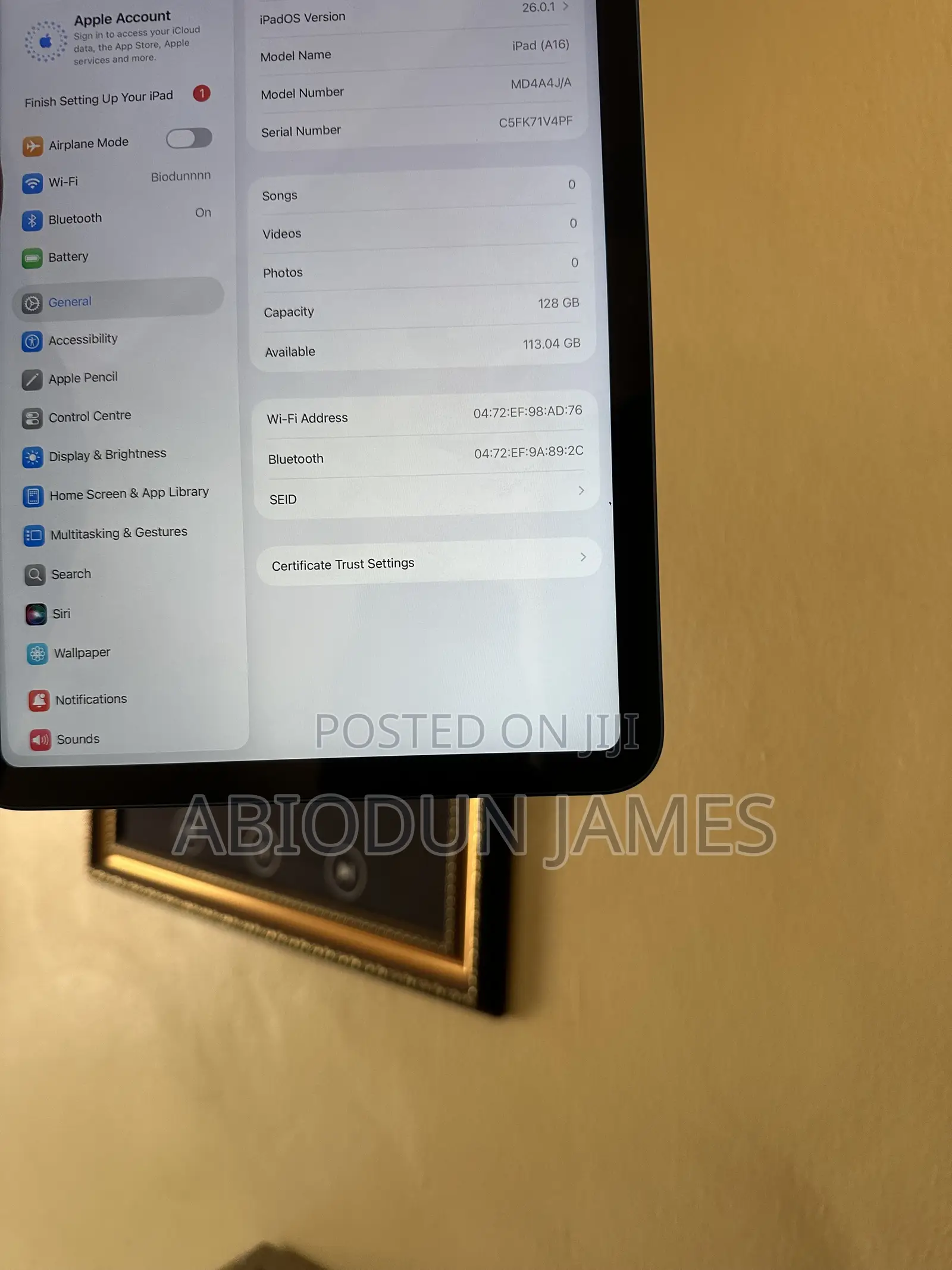 Apple iPad (2025) 128 GB Blue