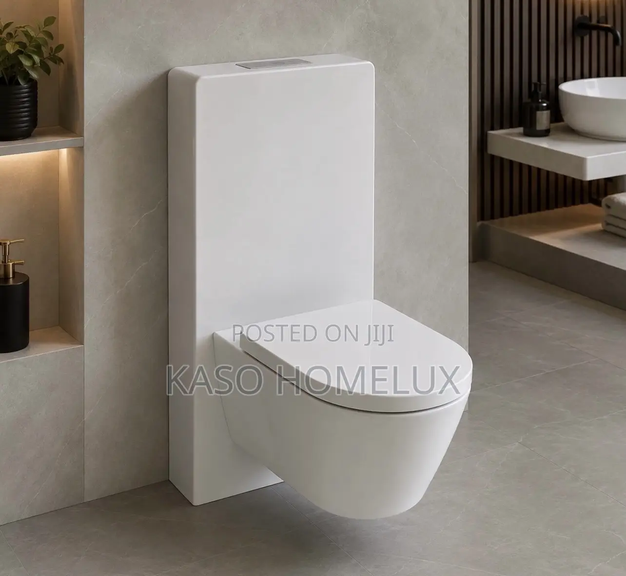White Concealed Cistern