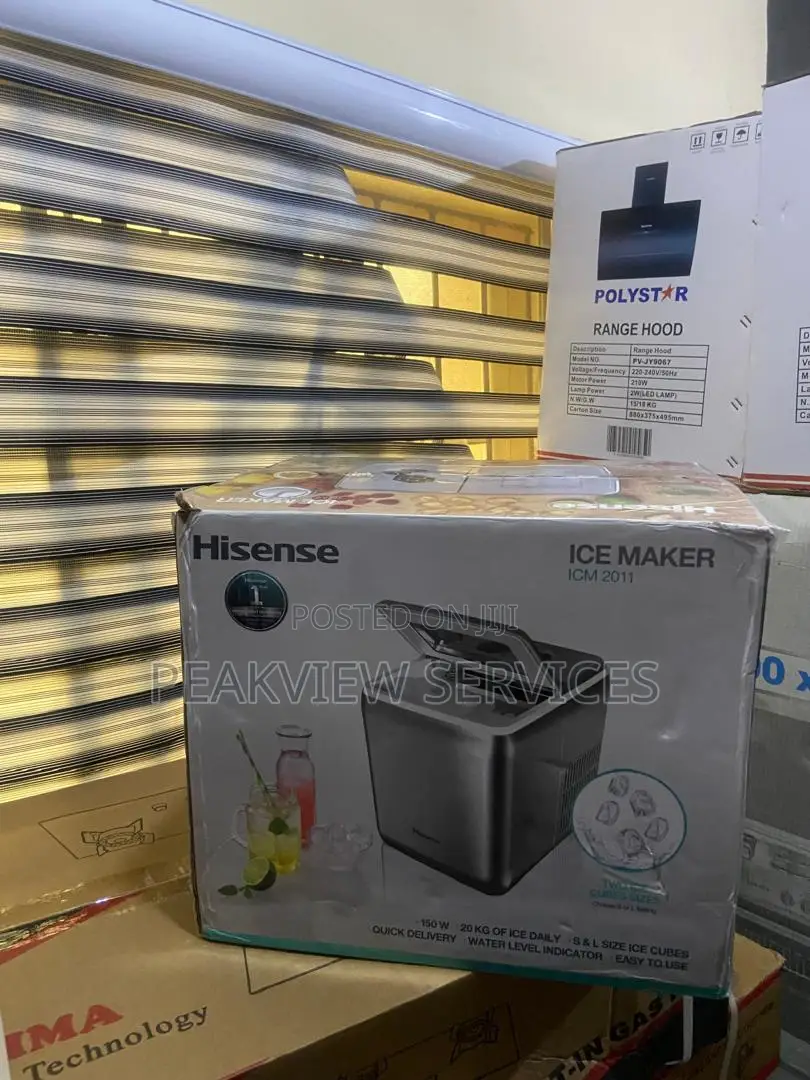 Hisense 20kg Ice Maker With Viewing Window