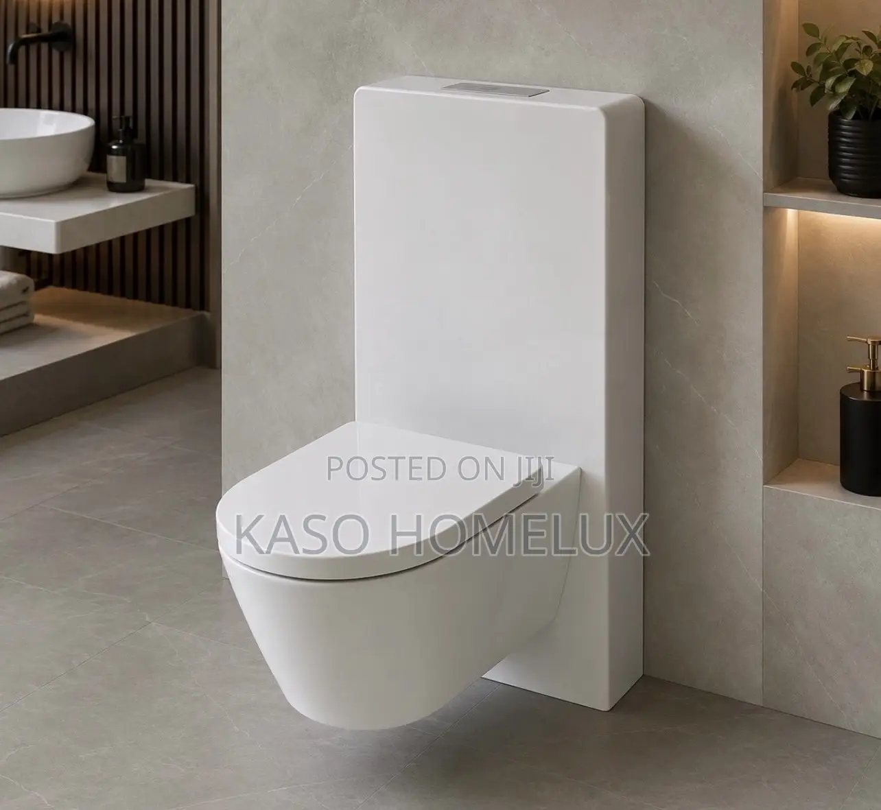 White Concealed Cistern