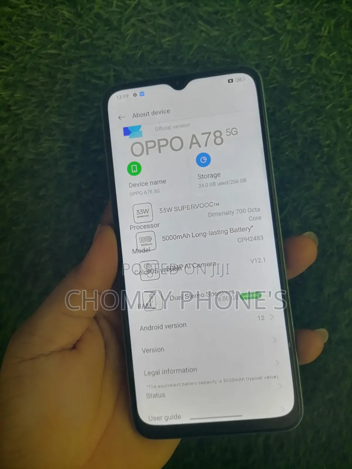 Oppo A78 5G 256 GB Blue
