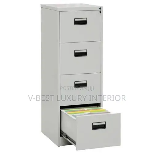 4-Drawer Metal Filing Cabinet – Secure Document Storage