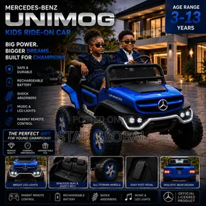 Rechargeable Blue Color Mercedes-Benz Unimog Kid's Ride on Car