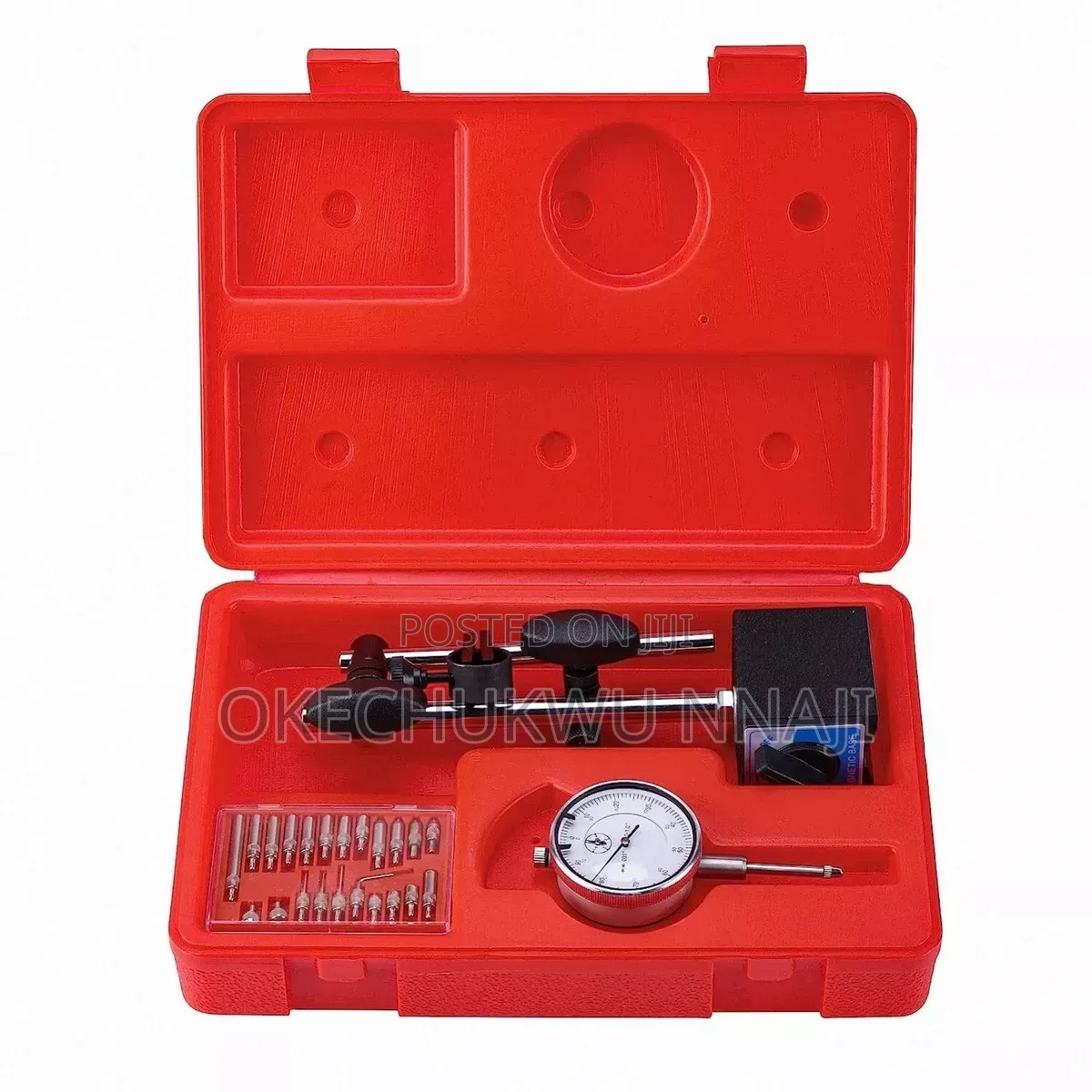 Dial Indicator With Magnetic Base and Point Precision Inspection Set