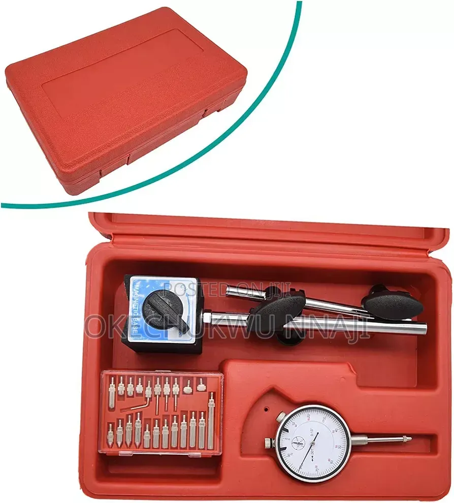 Dial Indicator With Magnetic Base and Point Precision Inspection Set