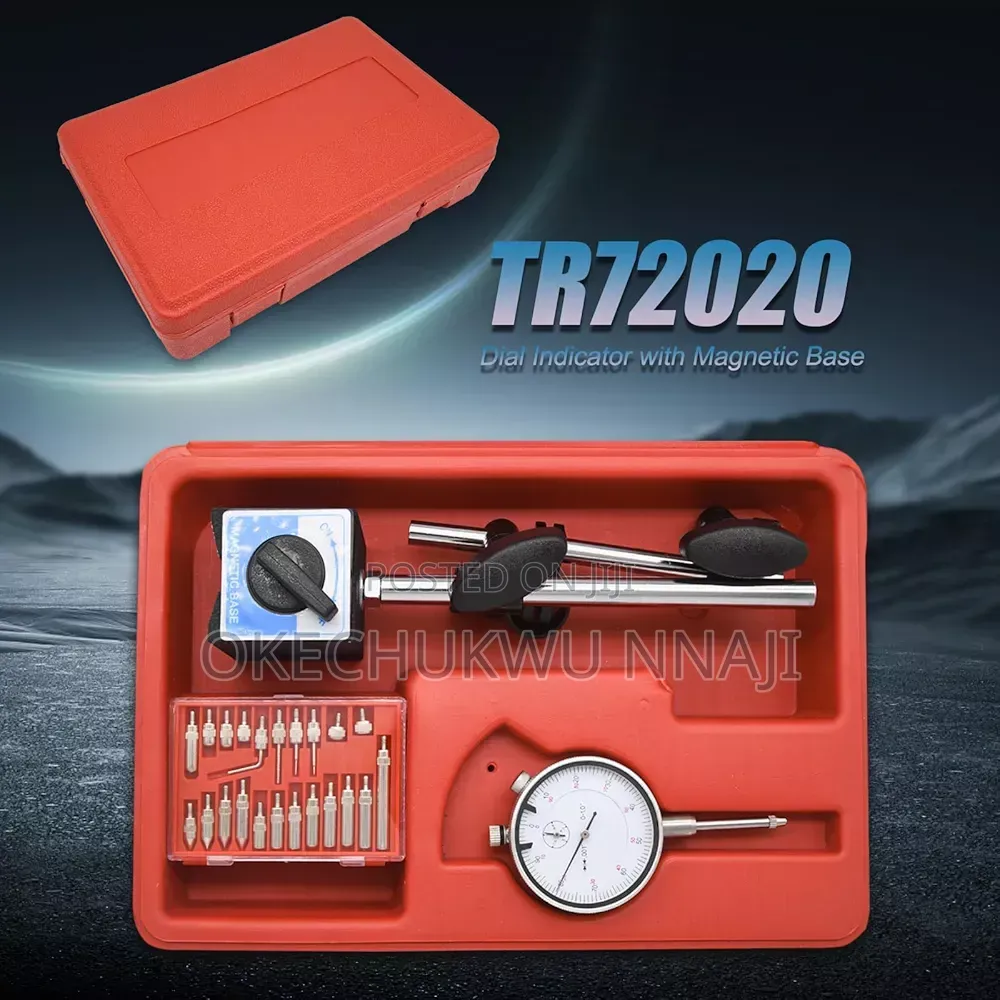 Dial Indicator With Magnetic Base and Point Precision Inspection Set