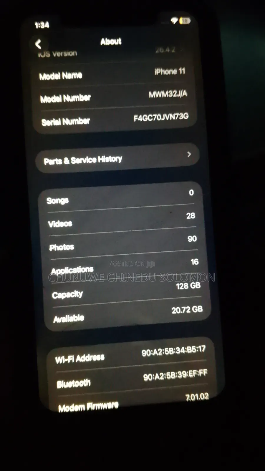 Apple iPhone 11 128 GB Gray