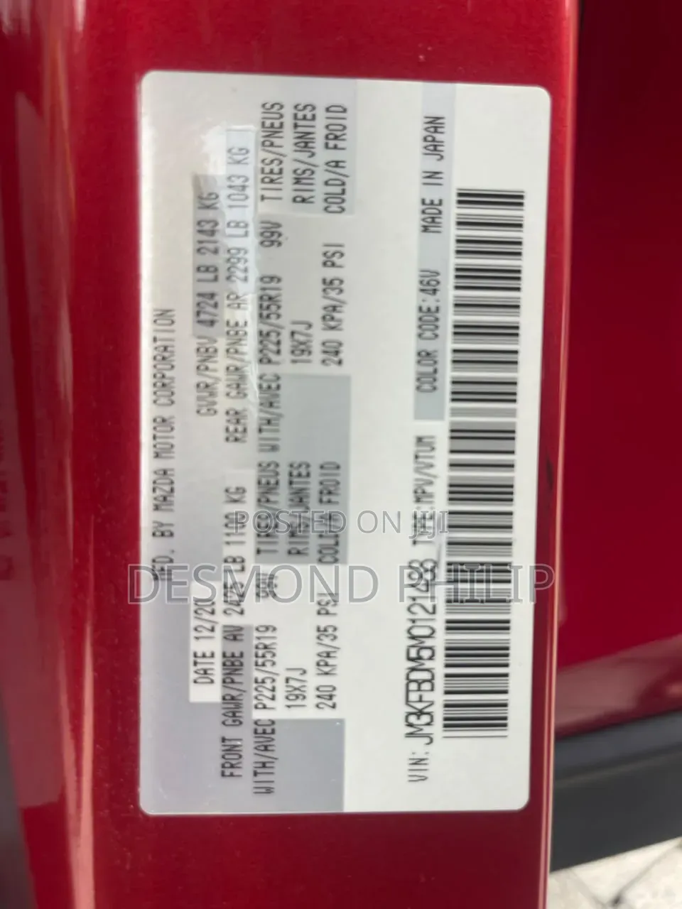 Mazda CX-5 2021 Red