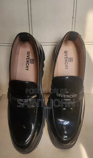 Givenchy Label Patent Leather Loafers
