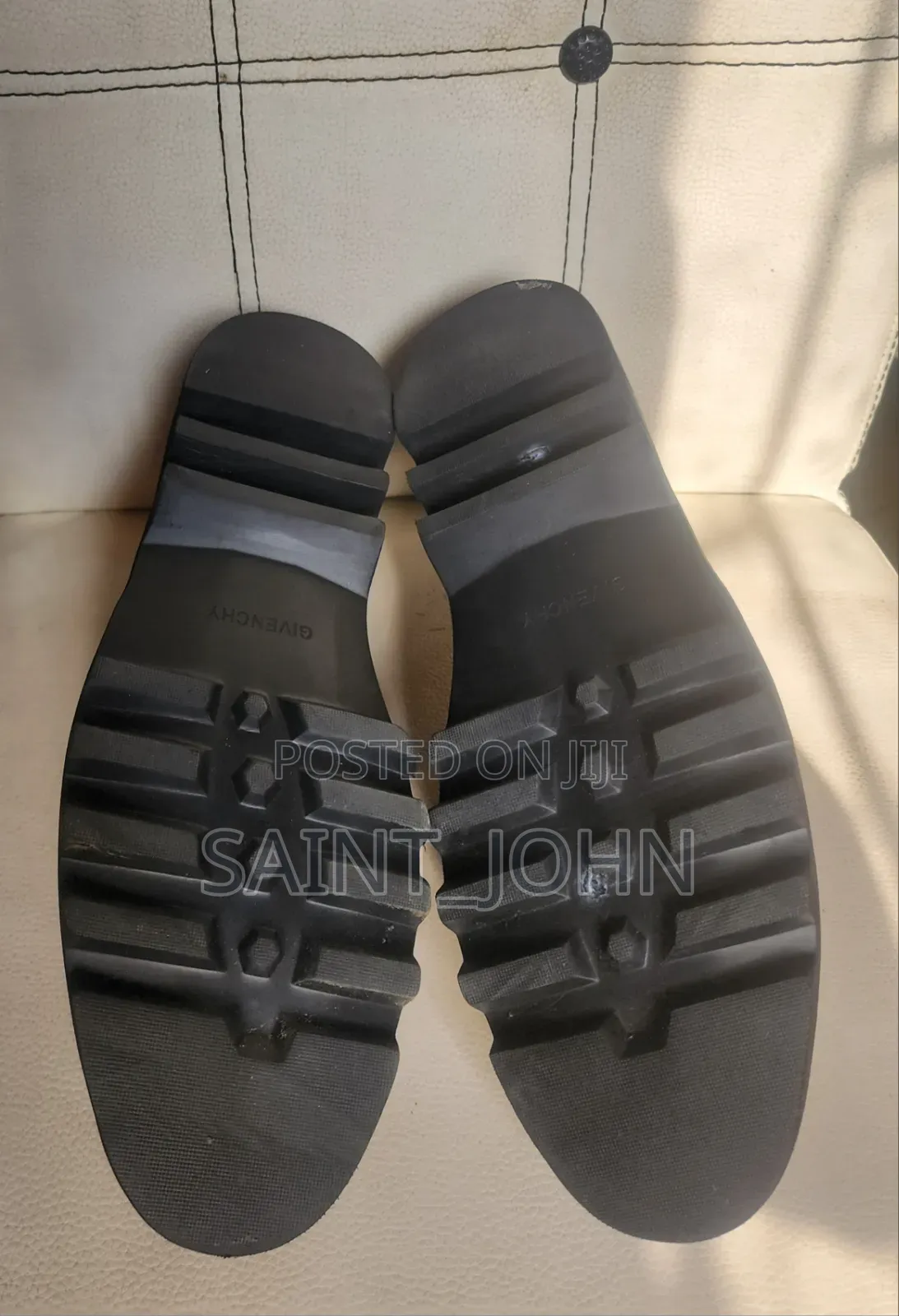 Givenchy Label Patent Leather Loafers