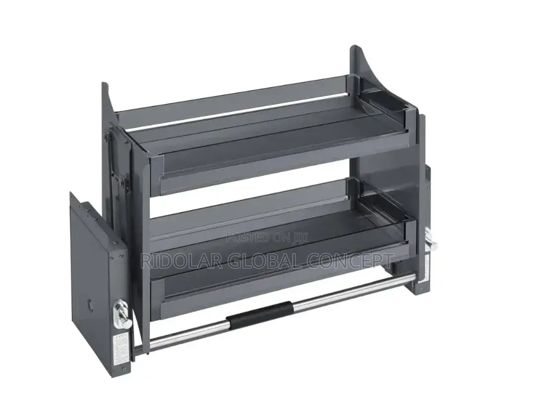 Built-in Glass Pull Down Plate Rack 80vm