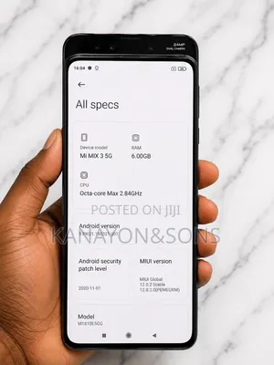 Xiaomi Mi Mix 3 128 GB Black