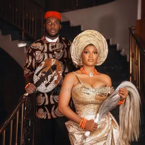 Regal Emerald Heritage Wedding Outfit