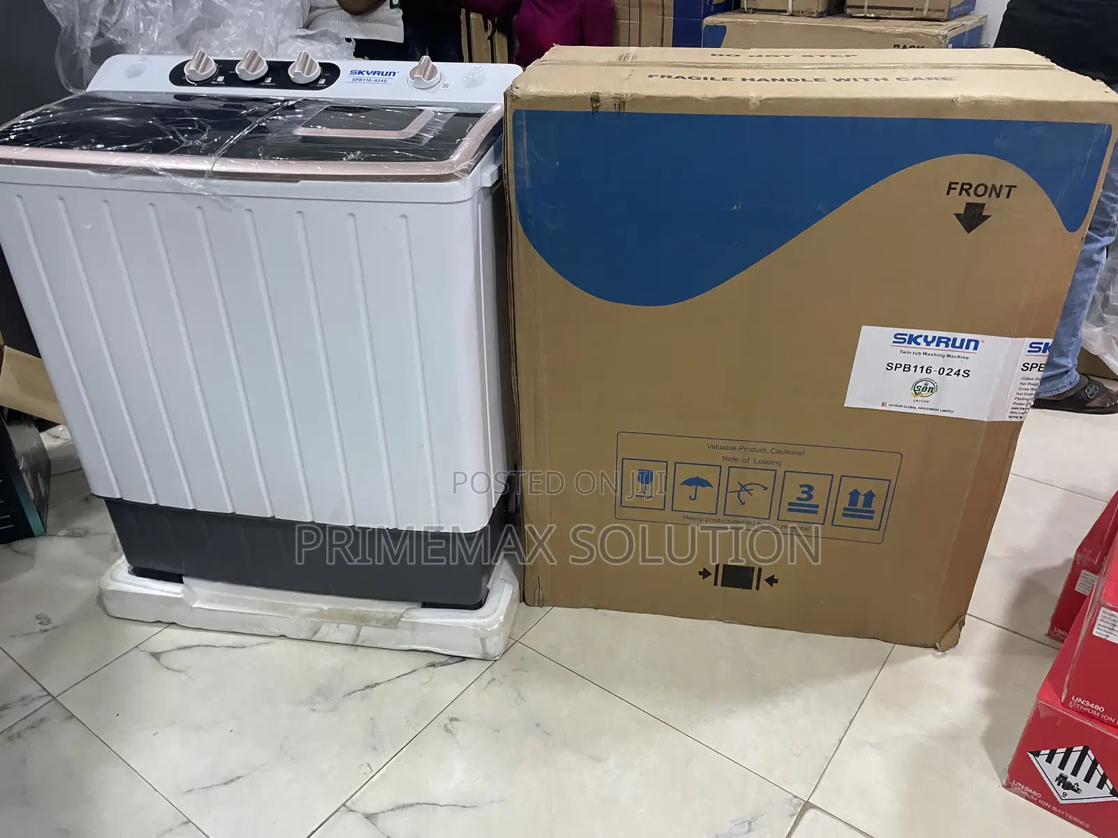 NEWLY PRODUCEDVSKYRUN Semi Automatic Washing Machine