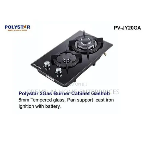 Polystar 2 Burner Gas Cooker