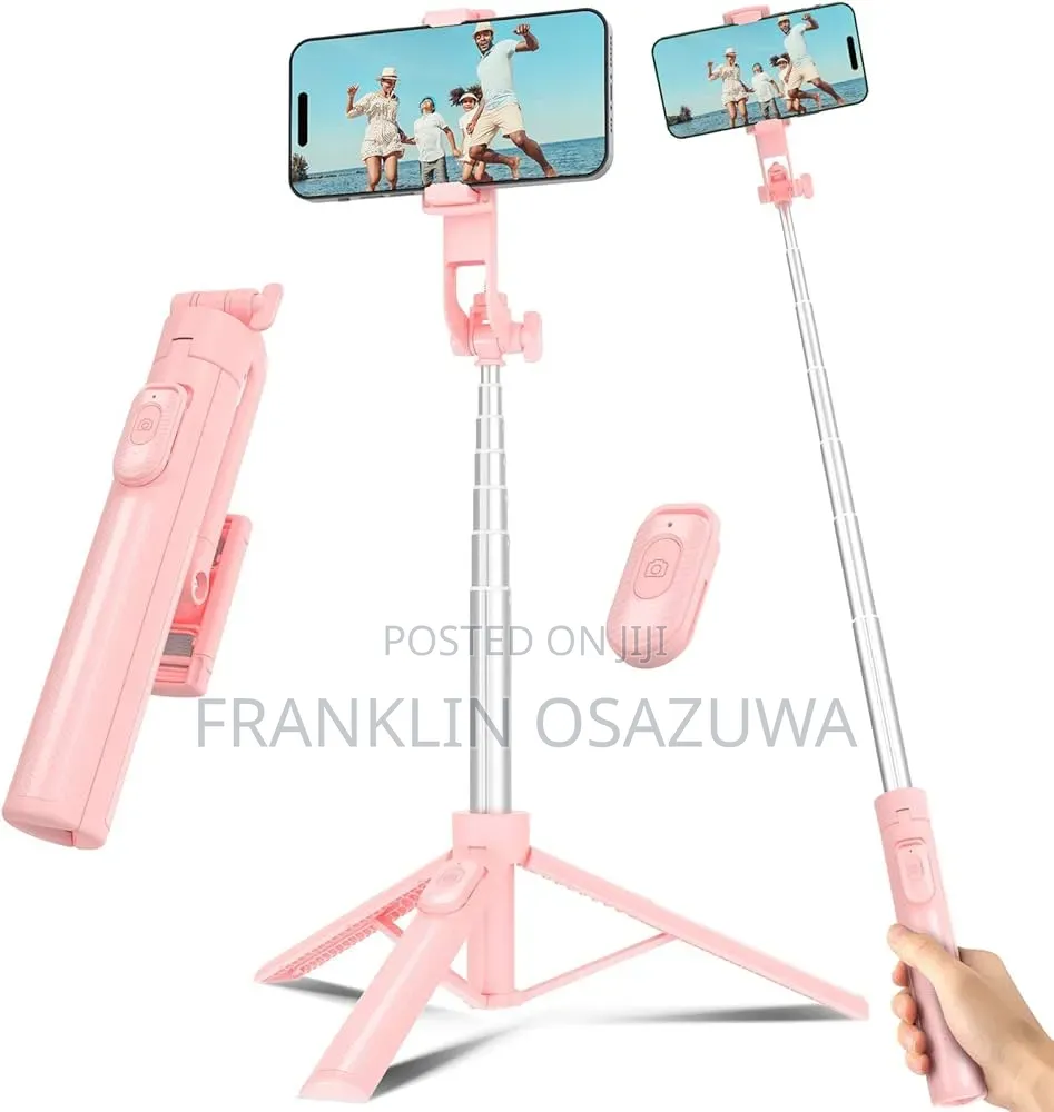 Wireless Bluetooth Selfie Stick Tripod With Remote