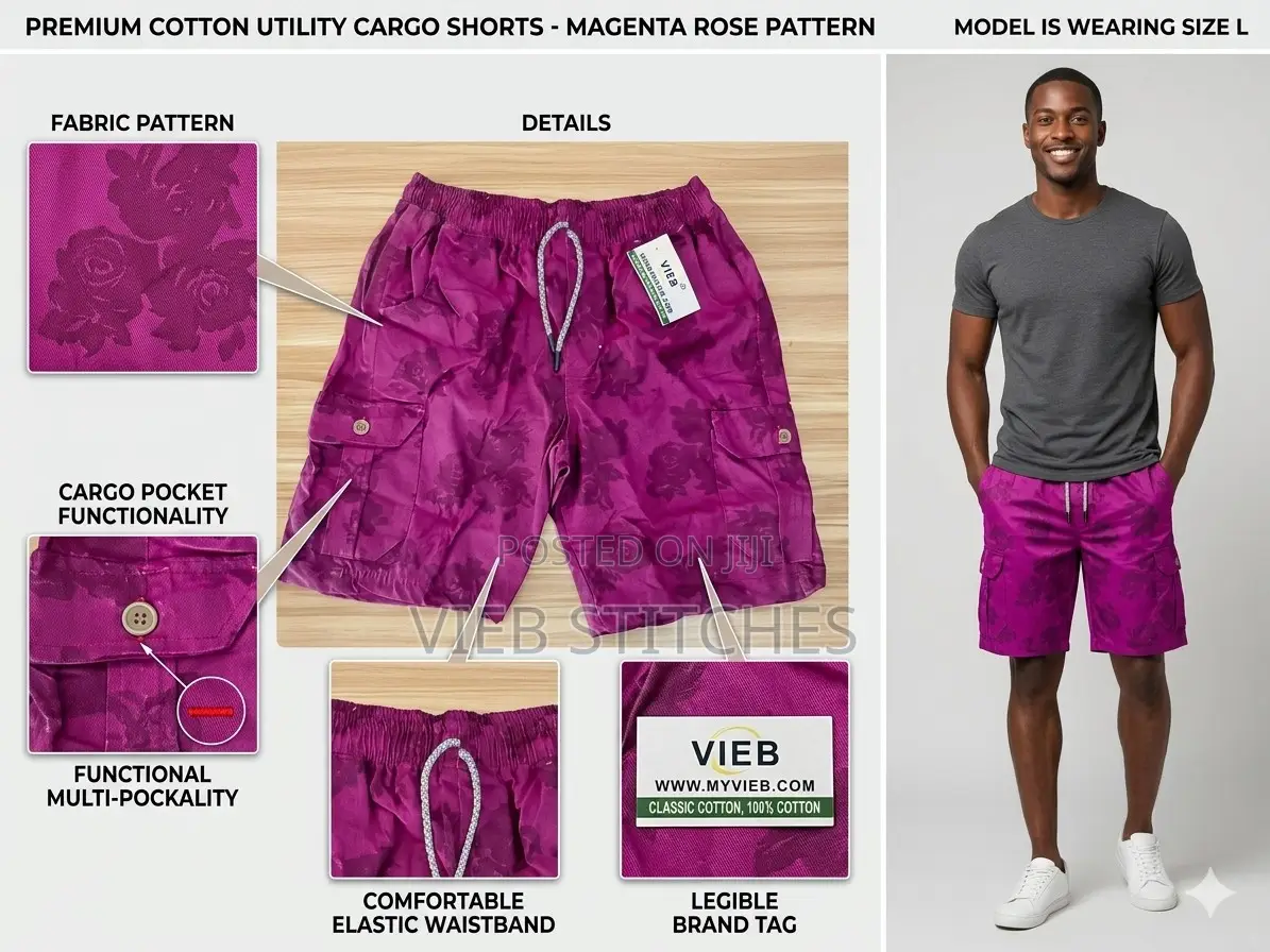 Casual Combat Cargo Shorts