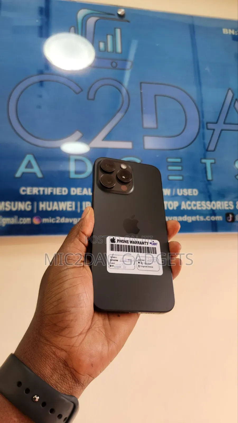 Apple iPhone 15 Pro Max 256 GB Black