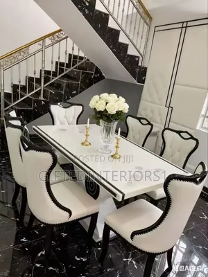 Quality Royal 6seaters Dinning Set With Marble Top.