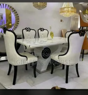 Quality Royal 6seaters Dinning Set With Marble Top.