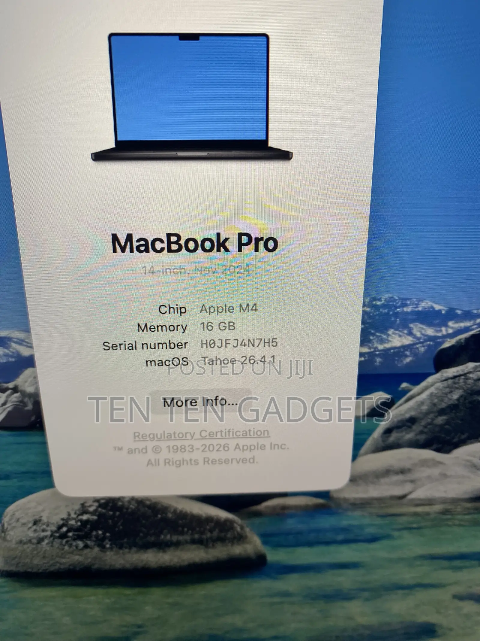 Laptop Apple MacBook Pro 2024 M4 16GB Apple M4 SSD 512GB
