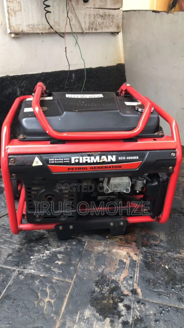 Clean 4kva Key Starter Fireman Generator