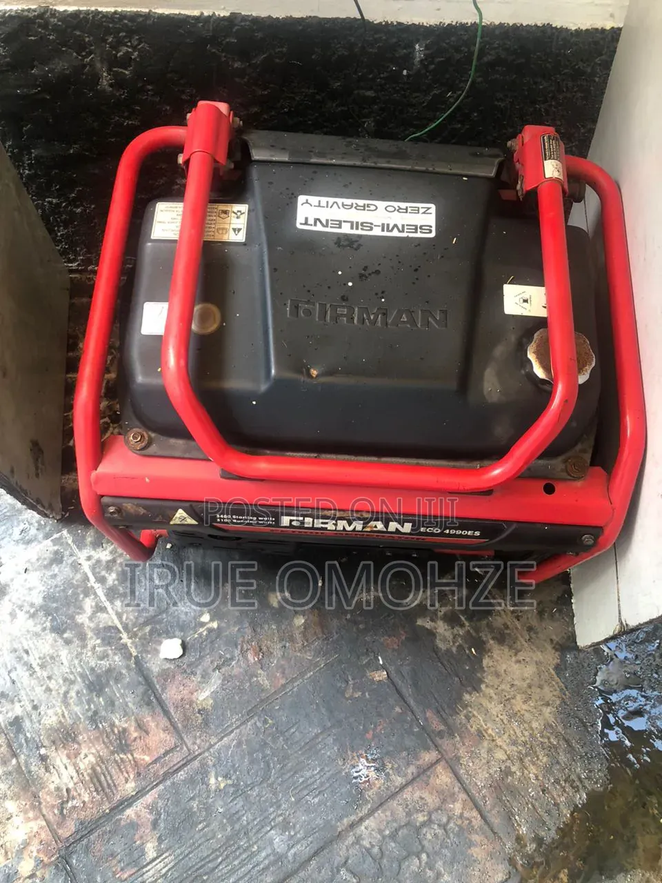 Clean 4kva Key Starter Fireman Generator