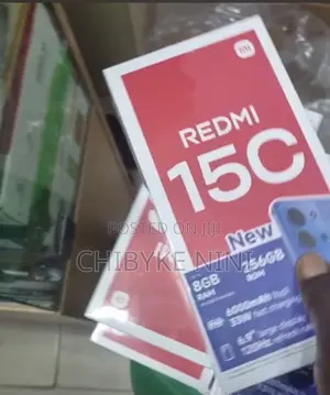 New Xiaomi Redmi 15C 4G 128 GB Black