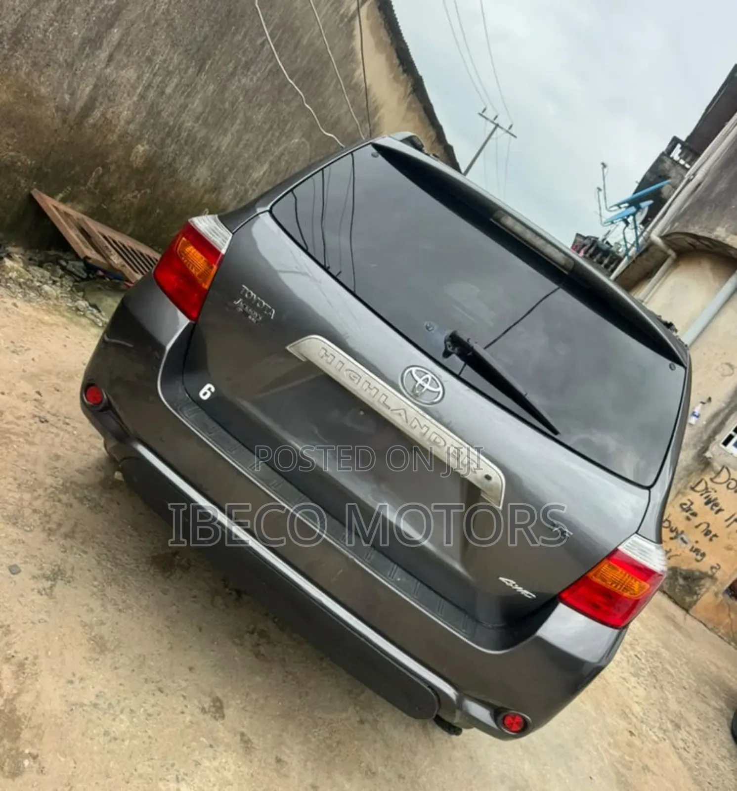 Toyota Highlander V6 2009 Gray