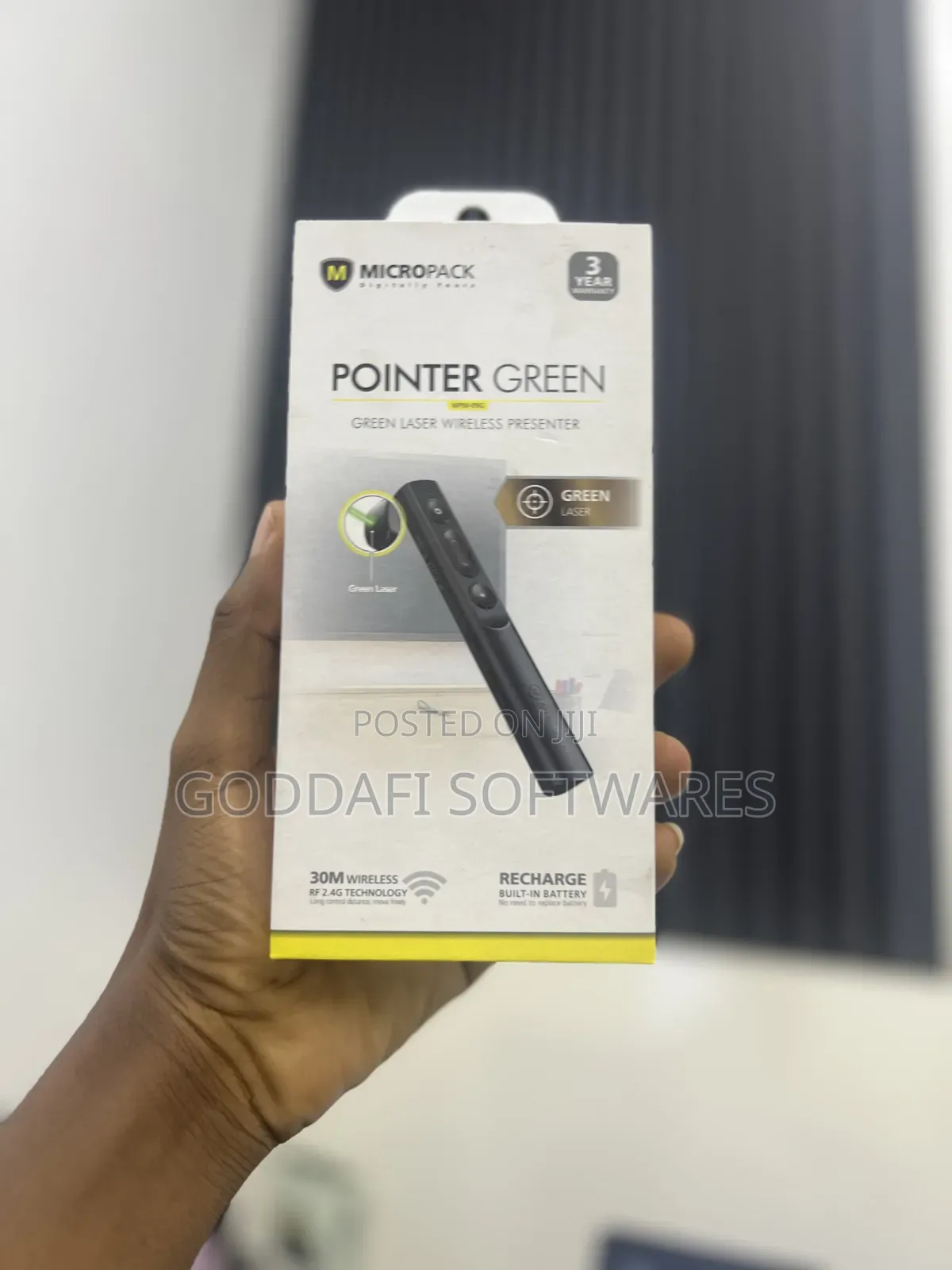 Micropack WPM-09G Green Laser Wireless Presenter