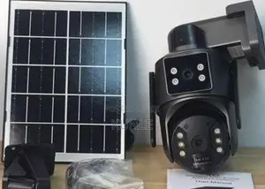  Big Lens UBox 4G Dual Lens Solar Powered CCTV Camera