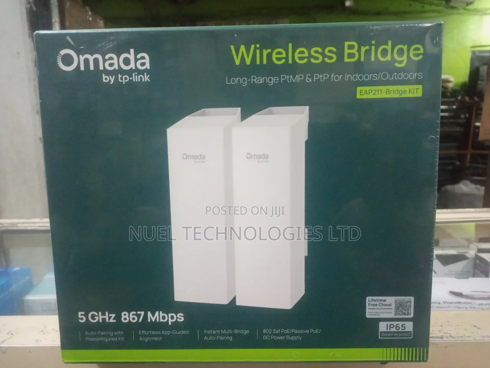 TP-Link 5Ghz 867Mbps Wireless Bridge Long Range PtMP & PtP