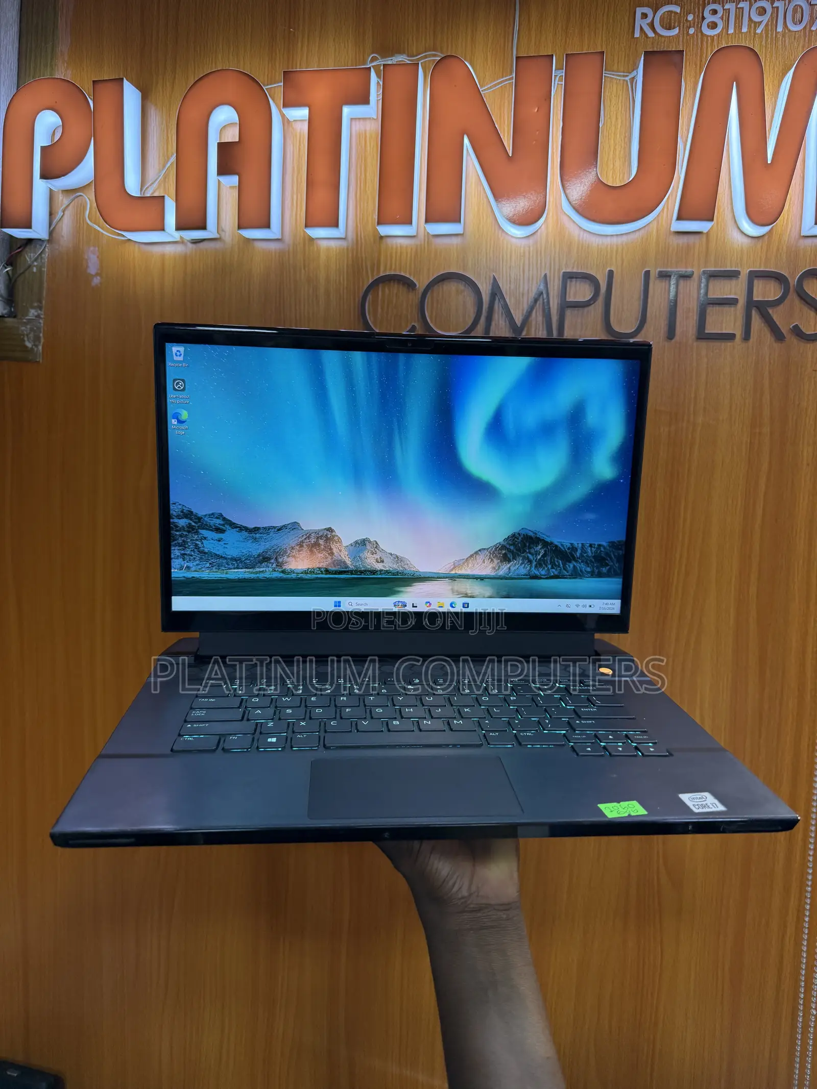 Laptop Alienware M15 r3 16GB Intel Core i7 SSD 512GB